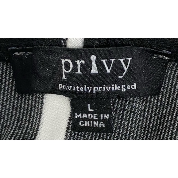 Privy Forever 21 Privately Privileged Black & White Strappy Mini Dress, Size L - Picture 10 of 10